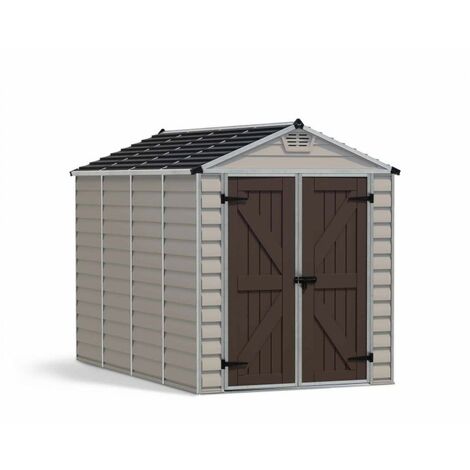 Skylight Shed 6 x 10 Tan 2 Bpx - Polycarbonate - L303.6 x W185.4 x H217 cm