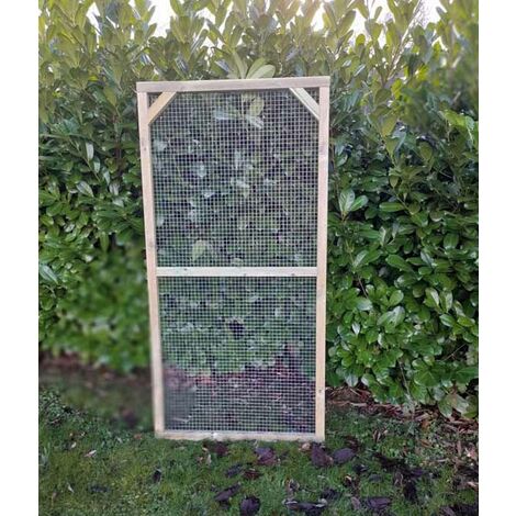 Pressure treated timber framed Aviary panel - 6' x 3' - with galvanised wire mesh 1/2" X1/2" - 19 gauge