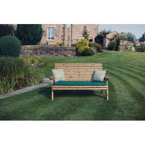 Valley 3 Seat Bench - Timber - L73 x W163 x H95 cm - Garden Furniture - Fully Assembly (1/4)
