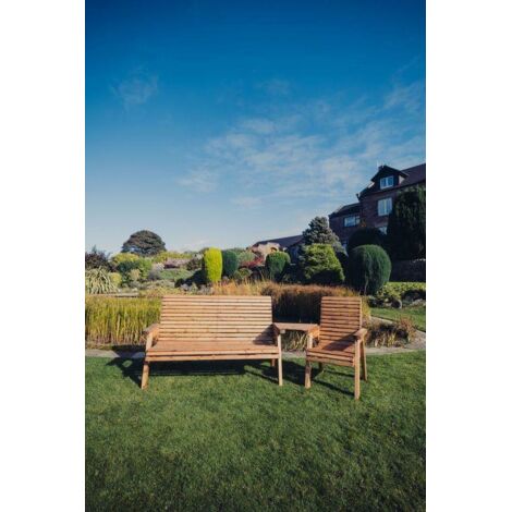 Valley Wooden Garden 4 Seat Set 1Xc 1X3B Angled Tray (1/3)