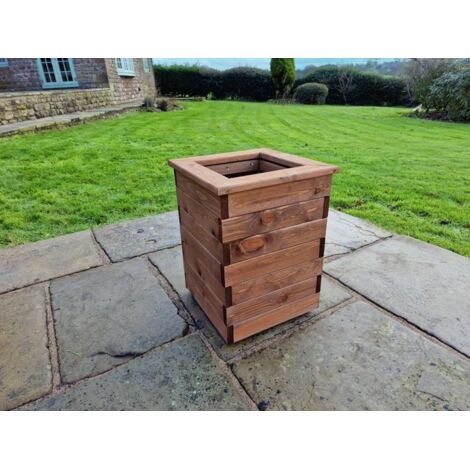 Valley Tall Wooden Garden Square Planter H52 X W39 X D39 (1/5)