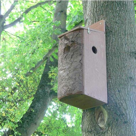 Red Squirrel Nest Box - Plywood - L20 x W15 x H50 cm