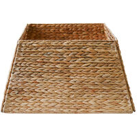 Foldable Square Tree Skirt - Water Hycainth - L60 x W60 x H26 cm - Natural