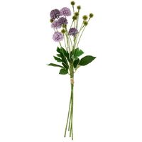 Chrysanthemum Bouquet - Plastic - H60 cm - Purple