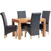 Toko Light Mango Small Dining Table - Solid Mango Wood - L80 x W120 x H76 cm