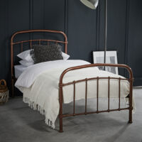 3 Feet Halston Single Bed - Metal - L200 x W101 x H113 cm - Copper