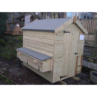 Poultry Shed with Nestboxes, 6' x 4'