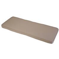 Stone 3 Seater Bench Outdoor Garden Furniture Cushion - L141 x W48 x H4 cm