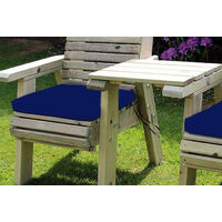 Waterproof Seat Pads - Single Navy Cushion - Outdoor Cushion for Garden Furniture