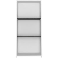 low bookcase with 3 shelves