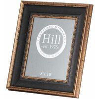 Antique Beaded 8X10 Photo Frame - Wood - L3 x W31 x H36 cm - Black/Gold