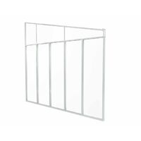 Patio Cover 4 Series Sidewall - Acrylic - L319 x W6.7 x H305 cm - White