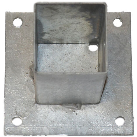 Fissaggio A Terra Fissante A Punta VERDELOOK - Per Pali Legno 91x91 Mm, Metallo Fermacavi Terreno - Foto 7