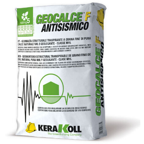 Kerakoll GEOCALCE F ANTISISMICO rinforzo strutturale grana fine 25KG