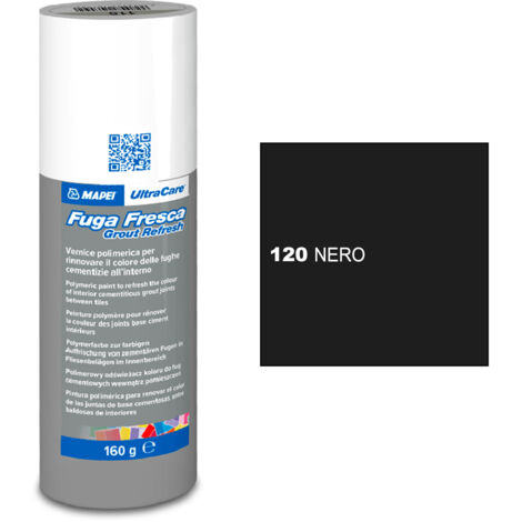 Mapei ULTRACARE FUGA FRESCA vernice rinnovo colore 160g nero 120