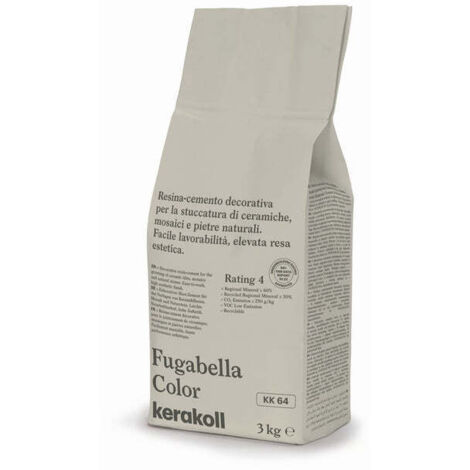 Kerakoll FUGABELLA COLOR KK64 resina stucco piastrelle mosaici marmi 3 KG