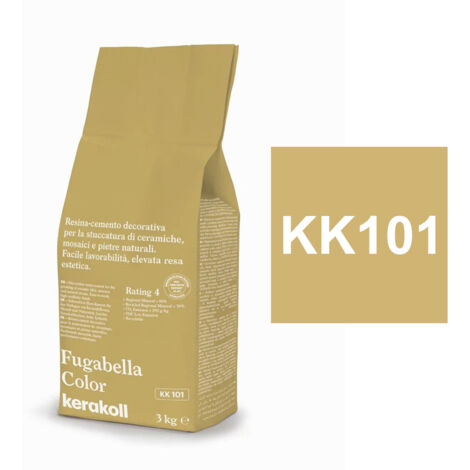 Kerakoll FUGABELLA COLOR KK101 resina stucco piastrelle mosaici marmi 3 KG