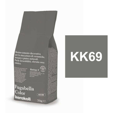 Kerakoll FUGABELLA COLOR KK69 resina stucco piastrelle mosaici marmi 3 KG