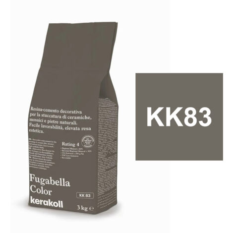 Kerakoll FUGABELLA COLOR KK83 resina stucco piastrelle mosaici marmi 3 KG (1/2)
