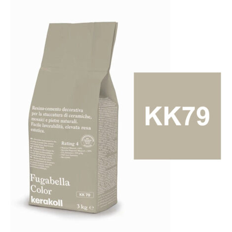Kerakoll FUGABELLA COLOR KK79 resina stucco piastrelle mosaici marmi 3 KG