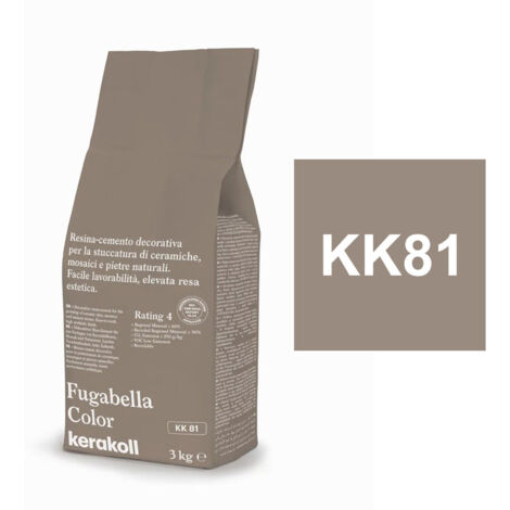 Kerakoll FUGABELLA COLOR KK81 resina stucco piastrelle mosaici marmi 3 KG