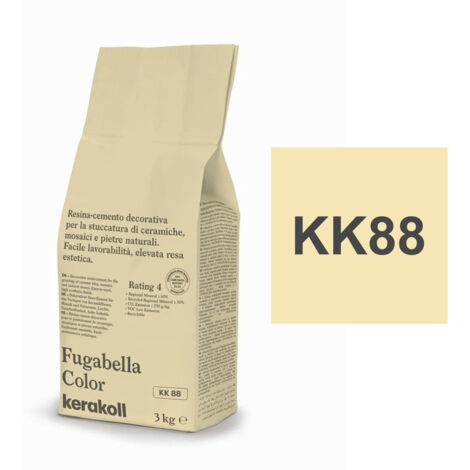 Kerakoll FUGABELLA COLOR KK88 resina stucco piastrelle mosaici marmi 3 KG