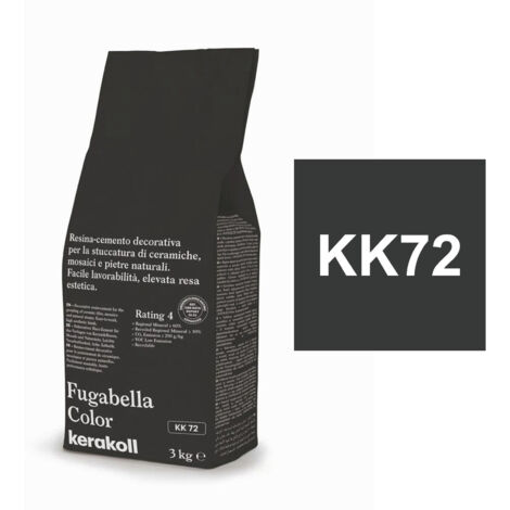 Kerakoll FUGABELLA COLOR KK72 resina stucco piastrelle mosaici marmi 3 KG