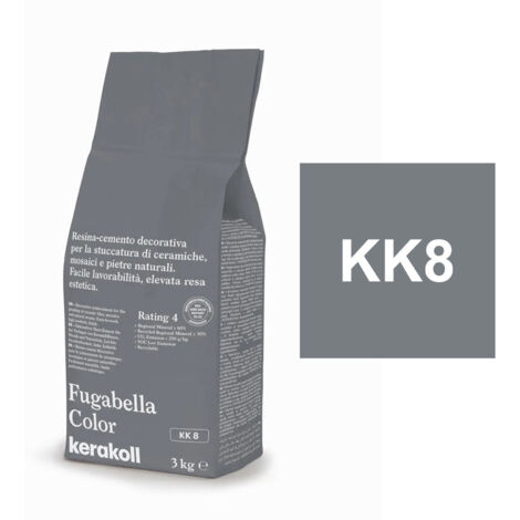 Kerakoll FUGABELLA COLOR KK8 resina stucco piastrelle mosaici marmi 3 KG