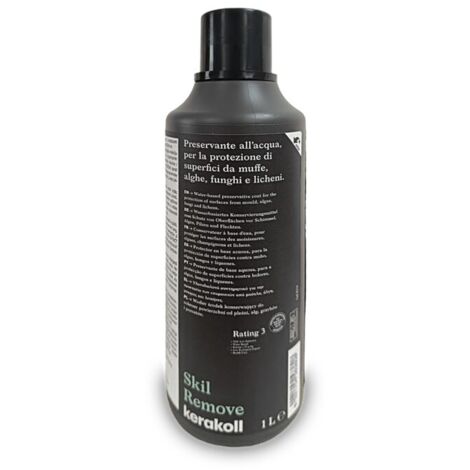 Kerakoll SKIL REMOVE trattamento rimozione muffe alghe funghi licheni 1 LT