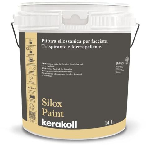Kerakoll SILOX PAINT pittura silossanica protezione facciate 14 LT