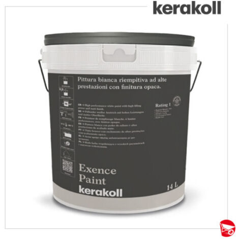 Kerakoll EXENCE PAINT pittura lavabile opaca resistente alle muffe 14 LT