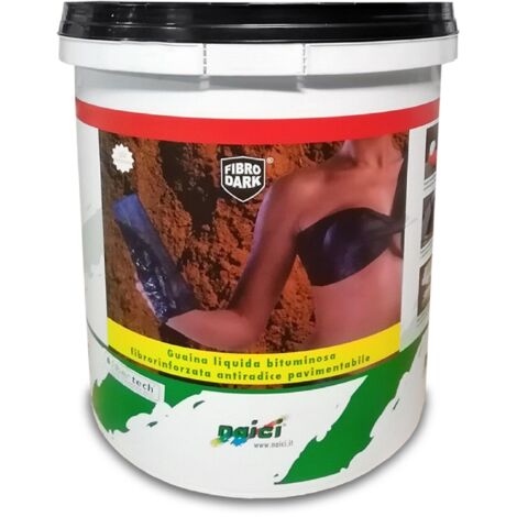 Naici FIBRODARK guaina liquida impermeabilizzante fibrorinforzata 20 KG