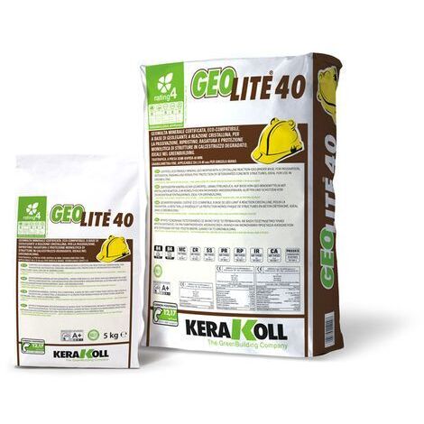 Kerakoll GEOLITE 40 malta ripristino rasatura protezione calcestruzzo 5KG