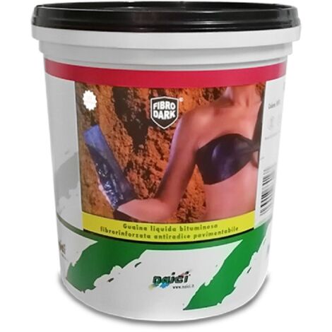 Naici FIBRODARK guaina liquida impermeabilizzante fibrorinforzata 1 KG