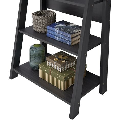 3 tier deals ladder shelf black