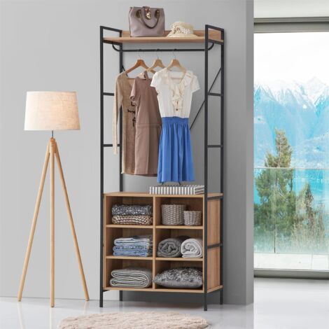 Open Wardrobe Riviera Oak - Bedroom ...