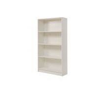 4 Tier White Wooden Bookcase Shelving Display Storage Unit Wood Furniture