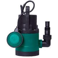 VONROC Bomba sumergible /Bomba de agua 300W - 6500l/h - Para agua limpia y ligeramente contaminada - Con interruptor de flotador
