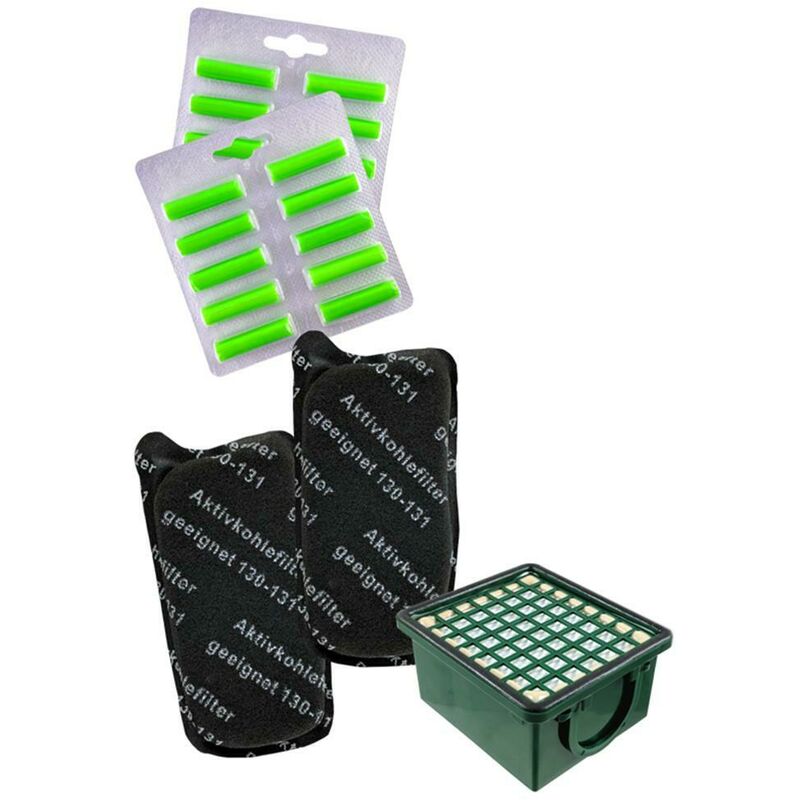 Sacchetti folletto vk 131 vk 130 12 pz microfibra + filtri compatibili