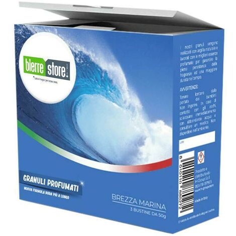 Sacchetti folletto vk 200 - 220s 6 pz + granuli brezza marina+ filtri  compatibili