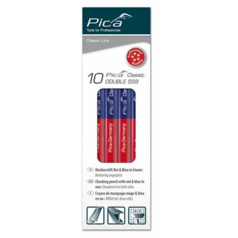 Pelikan Matita Bicolore Rossa/Blu 4mm - Impugnatura Ergonomica Triangolare Per Scuola E Ufficio - Foto 8