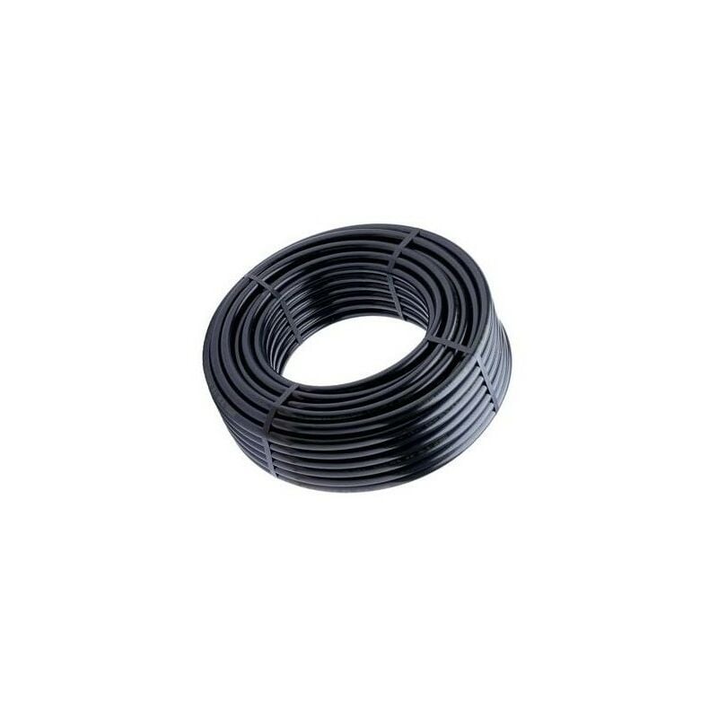 Tuberia de Polietileno agricola, 20 mm, 4 Bar, Bobina de 100 Metros, Negro