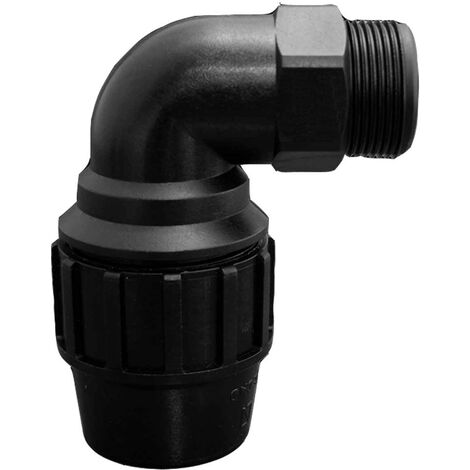 CODO MACHO PE 40MM  CODO MACHO FABRICADO EN POLIETILENO DE 40MM X 1 14PRODUCTO DE ALTA CALIDAD CON CERTIFICADO AENOR  OFERTA EXCLUSIVA