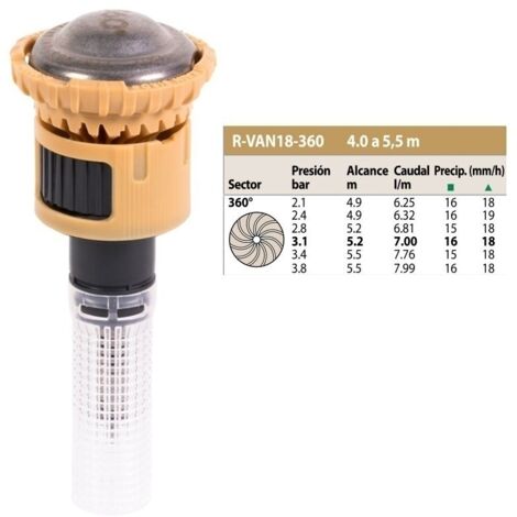Rain Bird 1800Ext Prolunga Per Irrigatori A Scomparsa - Altezza 16,5 Cm - 2