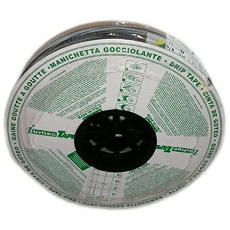 CINTA DE RIEGO 6MIL CON GOTEROS A 20CM BOBINA 300MTS  CINTA DE RIEGO POR GOTEO 16MM DE GALGA 6000 CON GOTEROS ESPACIADOS CADA 20 CM BOBINA DE 300 MTS MAXIMA CALIDAD FABRICADA EN ITALIA  OFERTA
