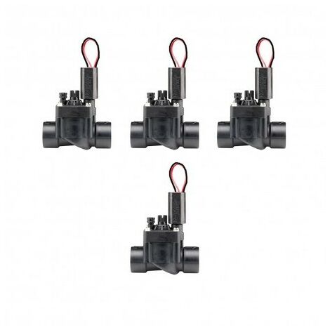 ELECTROVALVULA PGV 101 9V 1 HUNTER CON REGULADOR DE CAUDAL PACK DE 4 UNIDADES  ELECTROVALVULA DE RIEGO HUNTER MODELO PGV 101 ROSCA 1 HEMBRA UTILIZADA EN INSTALACIONES DE RIEGO CON PROGRAMADOR