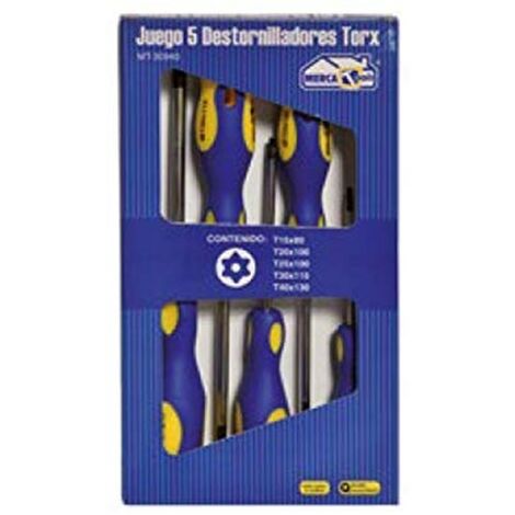 JUEGO 5 DESTORNILLADORES TORX 16038185
