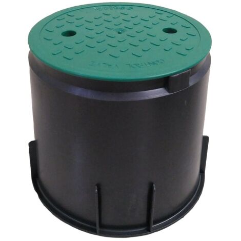 ARQUETA REDONDA GRANDE  32CM ALTO 25CM  ARQUETA CIRCULAR IRRITEC LA TAPA SE PUEDE EXTRAER SIN DIFICULTAD CON EL DEDO O UN DESTORNILLADOR  OFERTA EXCLUSIVA