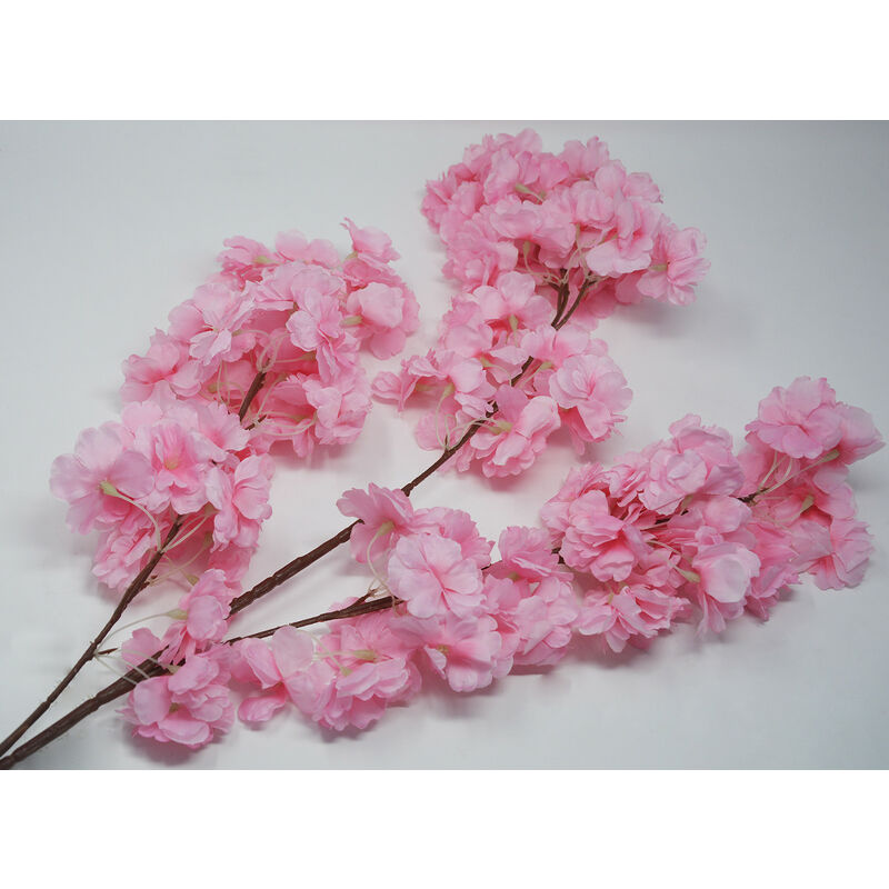 Flores Almendro Artificiales decoración jarrones Set de 3, Ramas Flores de  Interior Decorativas 100 cm Color - Rosa