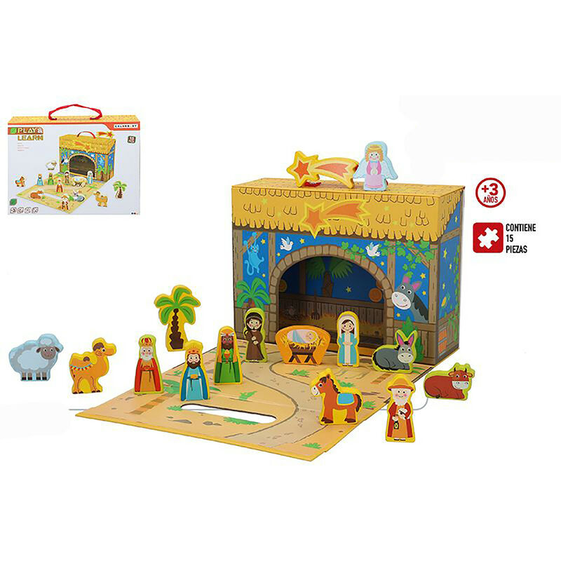 Navidad Hogar Y de madera para niño pieza nacimiento infantil juego manualidade mm 15 295 100 220